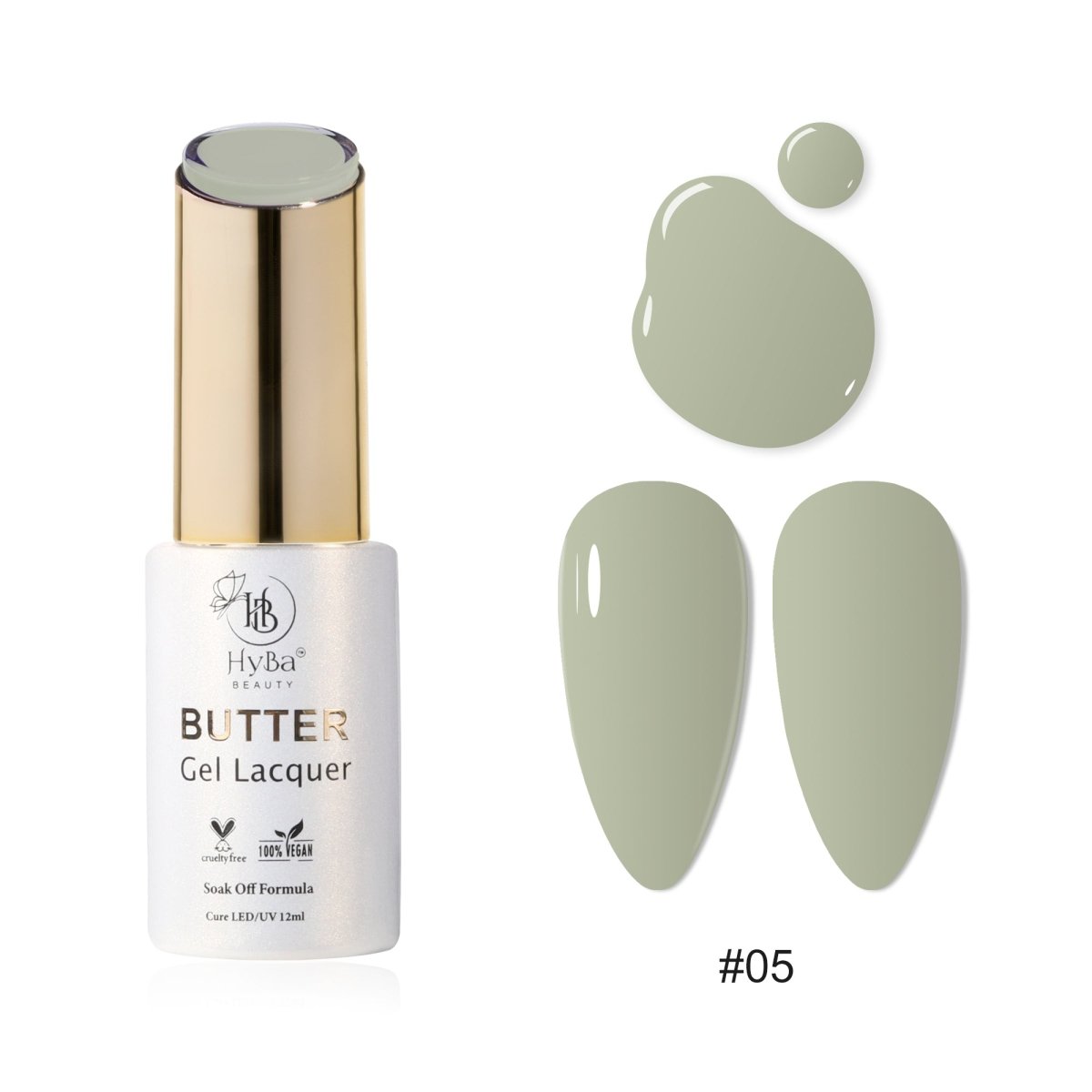 BUTTER Gel Polish SERIES 1 (Colors 001 - 010) - HYBA BEAUTY